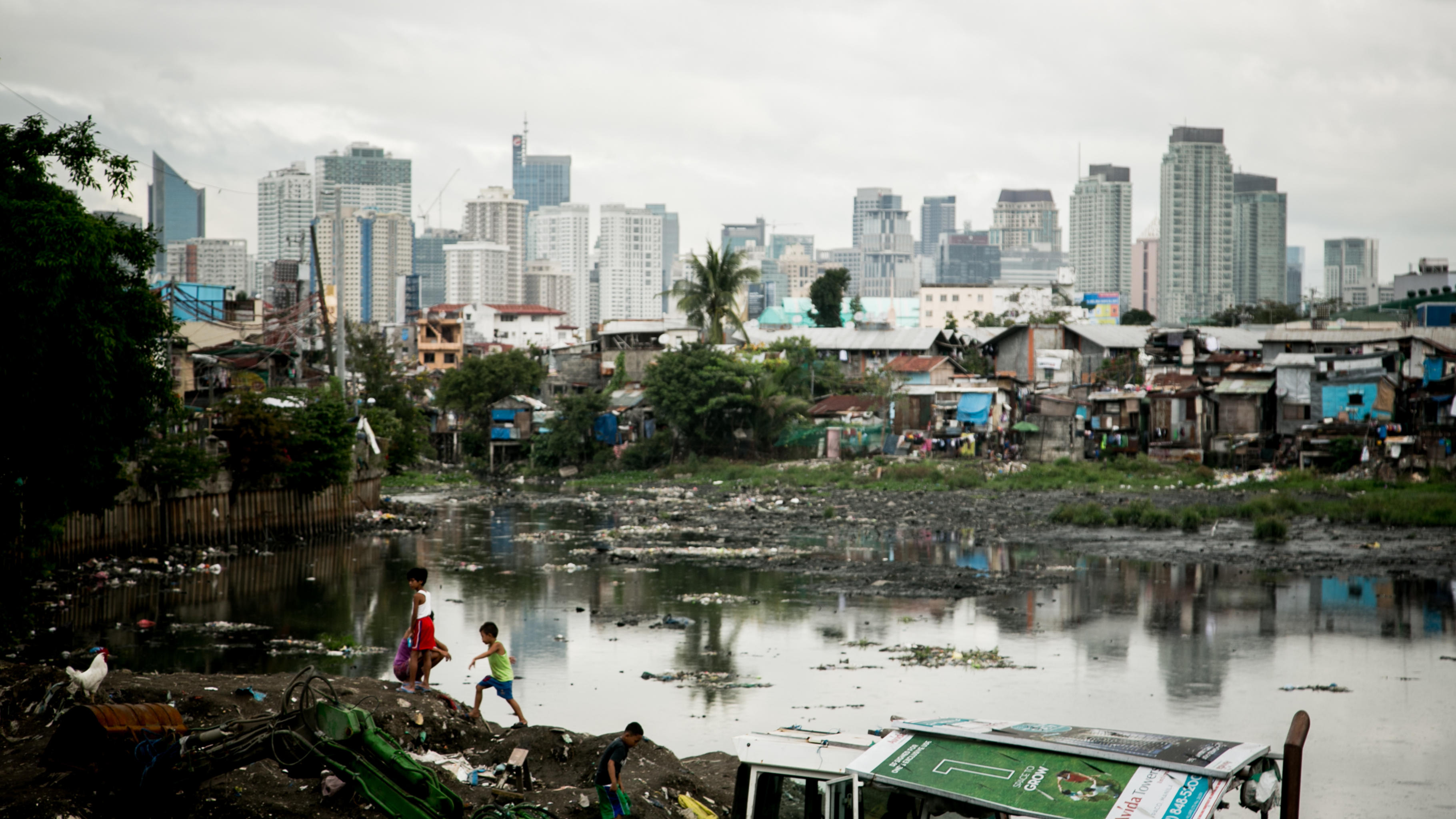 Slum Tondo in Manila, Philippinen
