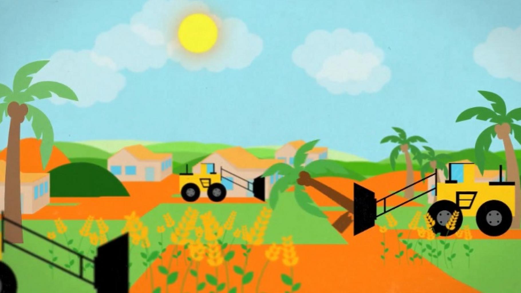 Animation Landgrabbing