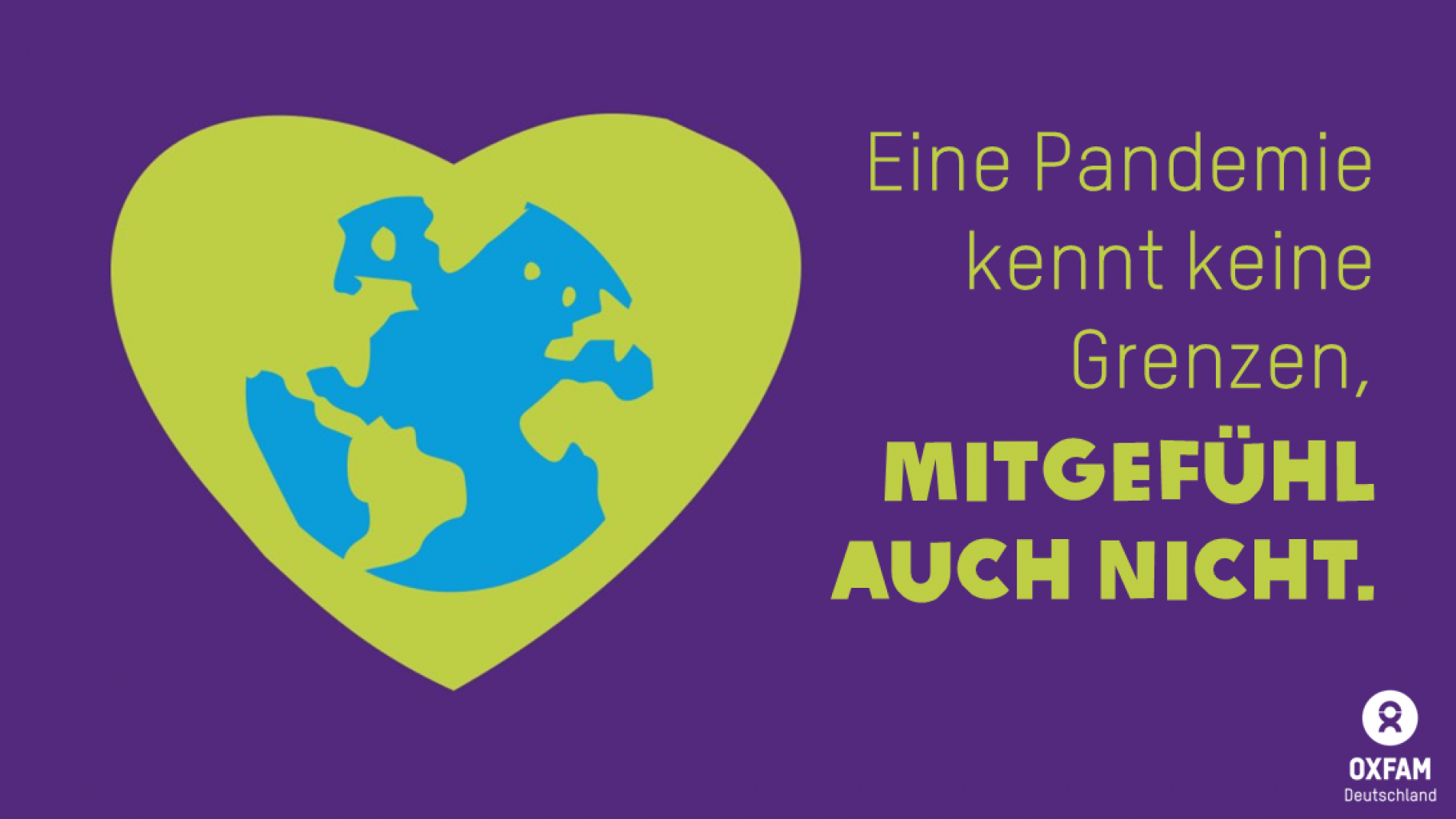 Eine Pandemie kennt keine Grenzen, Mitgefühl auch nicht