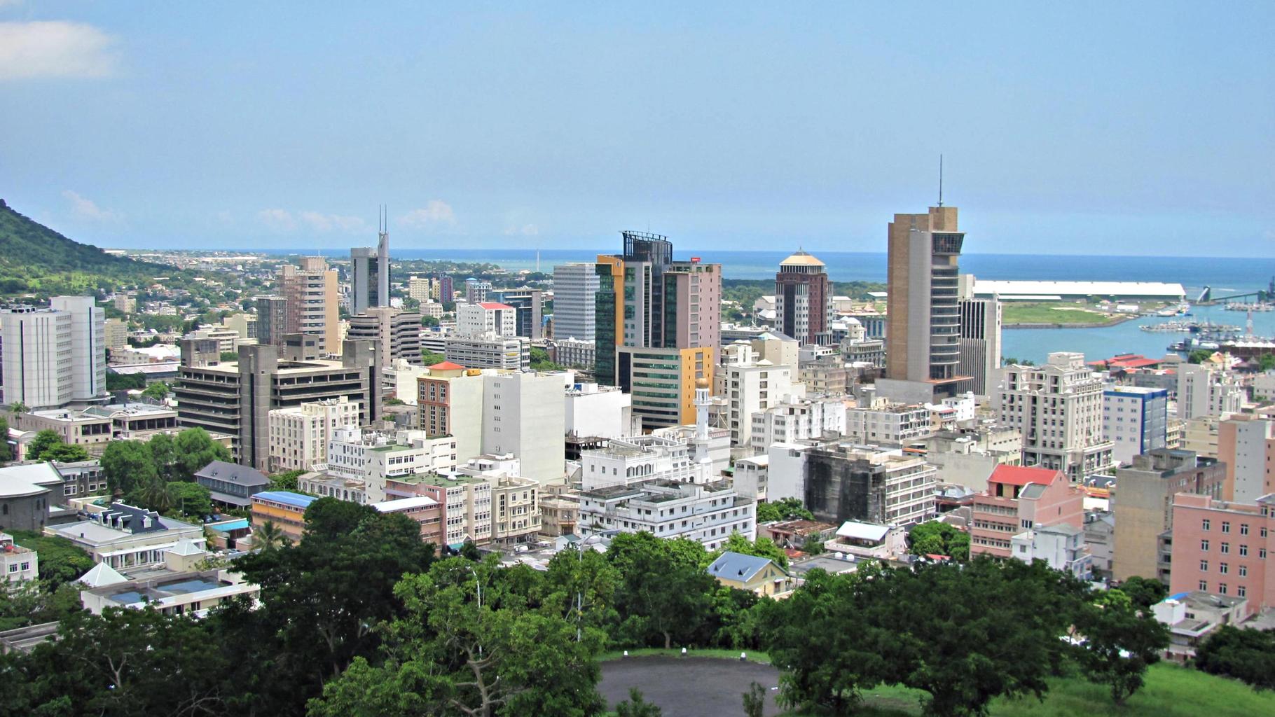 Skyline von Port-Louis, Mauritius