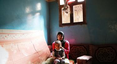 Om Nawals Familie in ihrem Zuhause