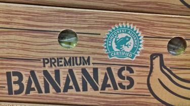Bananenkiste Rainforest Alliance
