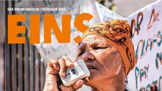 Titelseite unseres Spendenmagazins "EINS"