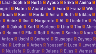 Lara-Sophie, Herta, Ayoub, Erika, Amina … Die Liste der Namen, bei denen wir uns bedanken, nimmt kein Ende.