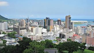 Skyline von Port-Louis, Mauritius