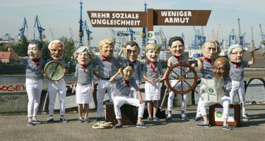 Oxfam G20 Photostunt Oxfam G20 Photostunt