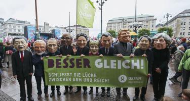 G20 Protestwelle Big Heads