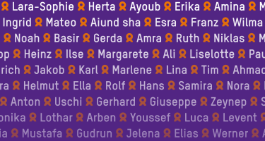 Lara-Sophie, Herta, Ayoub, Erika, Amina … Die Liste der Namen, bei denen wir uns bedanken, nimmt kein Ende.
