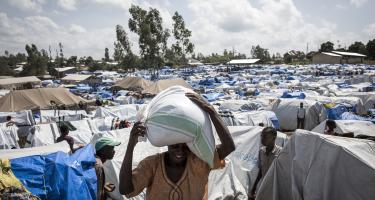 Nahrungsmittelversorgung im Camp Bunia, Ituri, DR Kongo