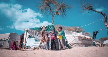 Marodes Zelt im Jabal Zaid Flüchtlingscamp Marodes Zelt im Jabal Zaid Flüchtlingscamp